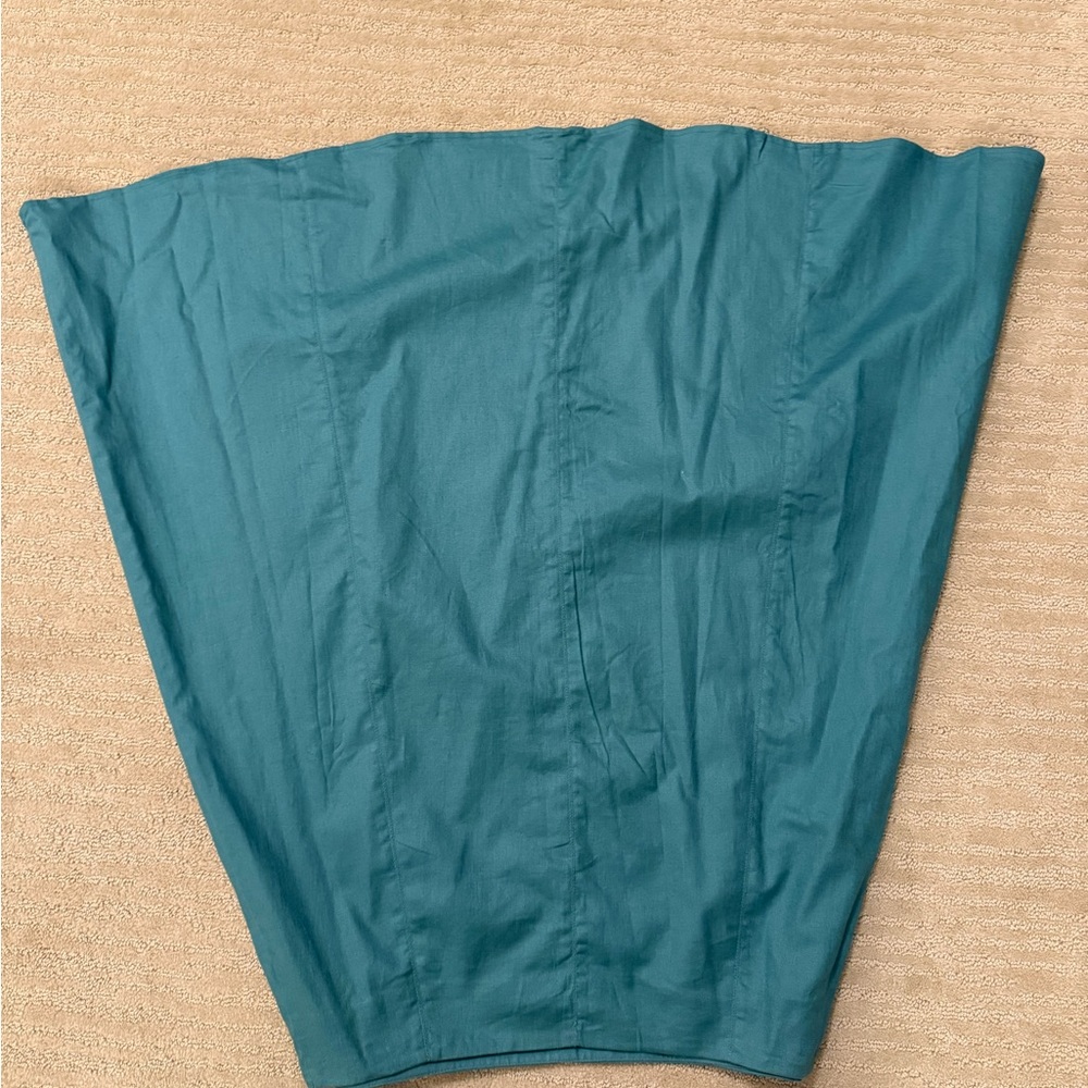 Banana Republic Linen Blend Skirt in Teal